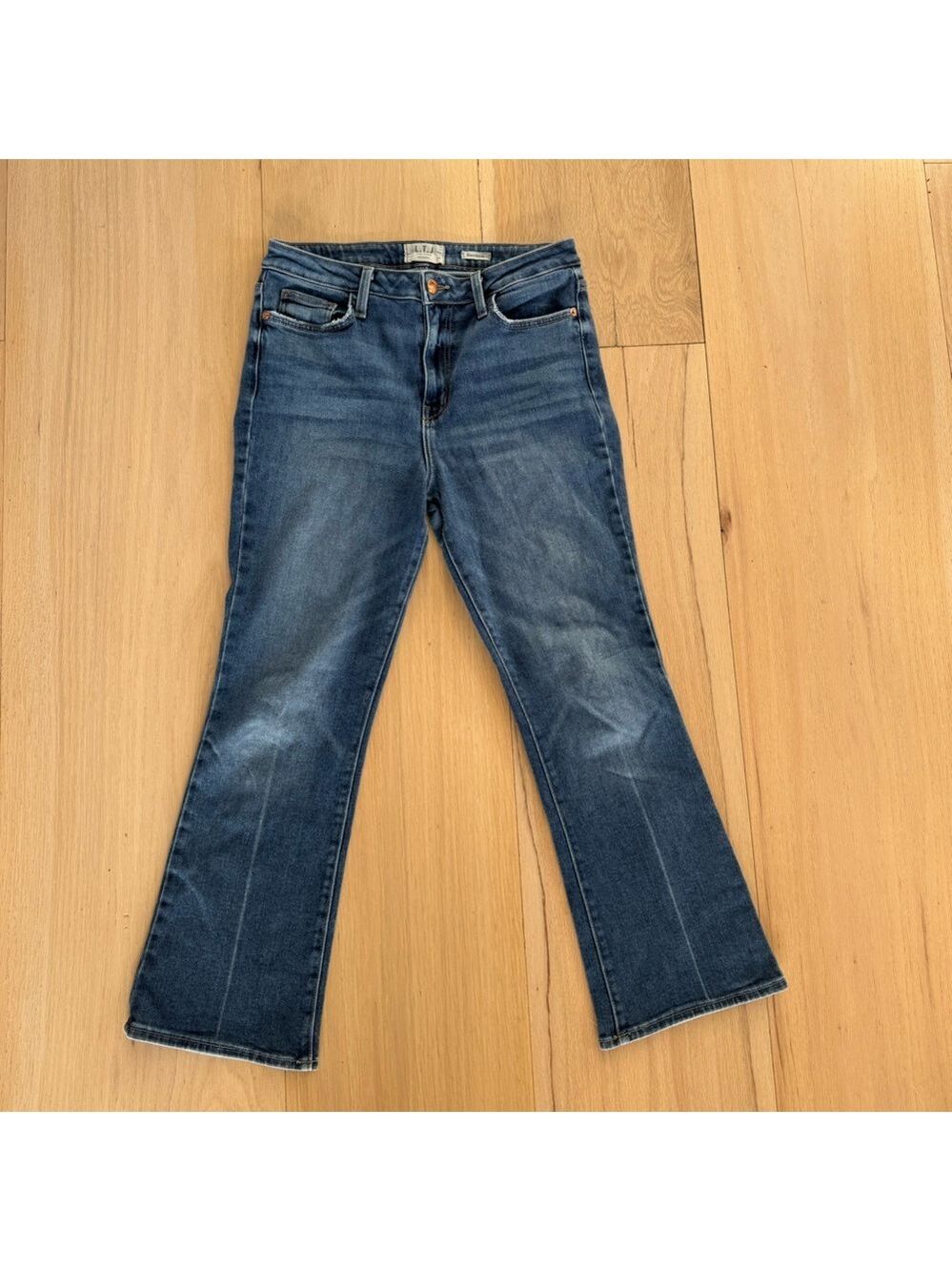 Letter To Juliet Bambino Jeans Flare Wide Leg Medium to Dark Wash Size 29